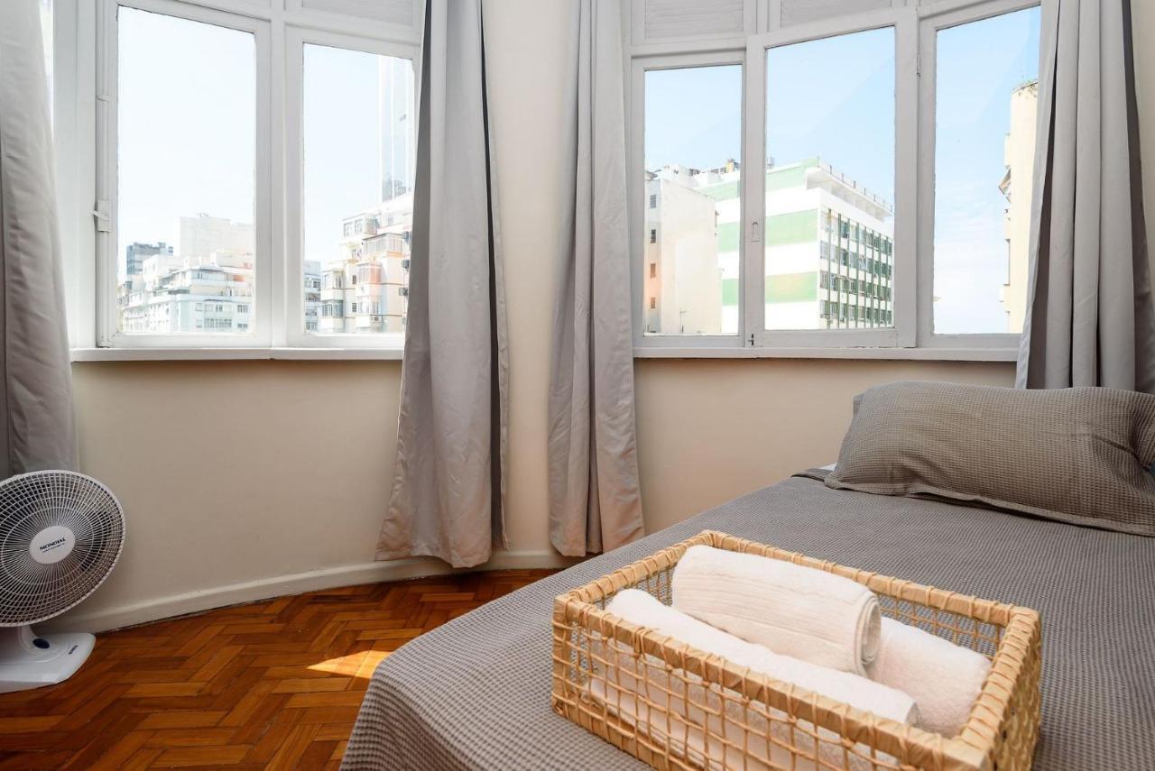 2 Quartos Em Copacabana C/ Vista-Mar | Pj 135/808 Rio de Janeiro Exteriér fotografie